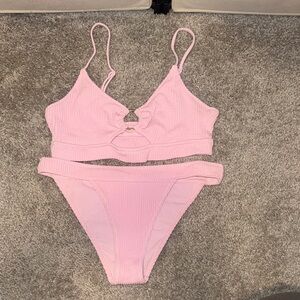 Aerie Light Pink Bikini Set